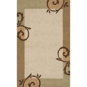 Momeni Terrace Iron Gate Cream 8 ft. x 10 ft. All-Weather Outdoor/Indoor Area Rug