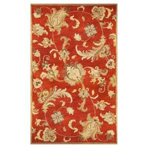 Kas Rugs Modern Traditions Rust 5 ft. x 8 ft. Area Rug