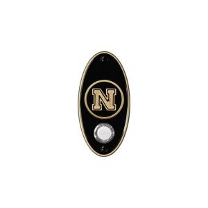 NuTone College Pride University of Nebraska Wireless Door Chime Push Button - Antique Brass