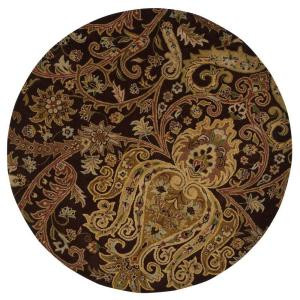 Home Decorators Collection Promanade Brown 5 ft. 9 in. Round Area Rug