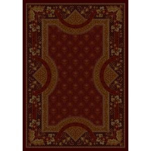 United Weavers Kelsey Burgundy 7 ft. 10 in. x 10 ft. 6 in. Traditional Area Rug
