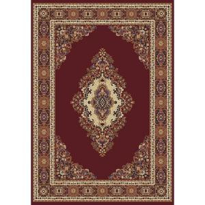 United Weavers Cathedral Burgundy 7 ft. 10 in. x 10 ft. 6 in. Area Rug