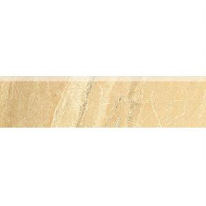 Daltile Ayers Rock Golden Ground 3 in. x 13 in. Glazed Porcelain Bullnose Floor and Wall Tile