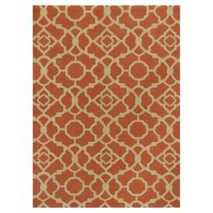 Kas Rugs Chateau Red/Beige 6 ft. 6 in. x 9 ft. 6 in. Area Rug