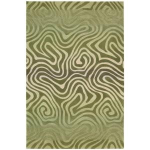 Nourison Contour Avocado 3 ft. 6 in. x 5 ft. 6 in. Area Rug