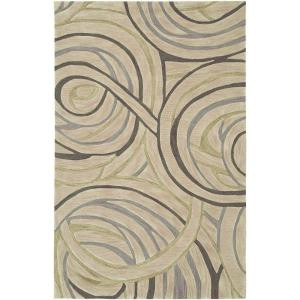 LR Resources Fashion Ivory 5 ft. x 7 ft. 9 in. Plush Indoor Area Rug