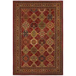Mohawk Home Decorator's Choice Sir Charles Red 3 ft. 6 in. x 5 ft. 6 in. Area Rug
