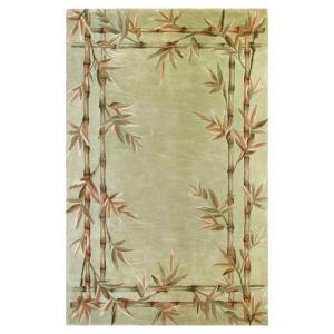 Kas Rugs Bamboo Screen Sage 8 ft. 6 in. x 11 ft. 6 in. Area Rug