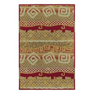 Kaleen Moods Bangalore Red 8 ft. x 10 ft. Area Rug