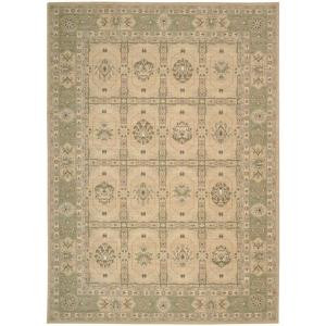 Nourison Persian Empire Sand 7 ft. 9 in. x 9 ft. 9 in. Area Rug