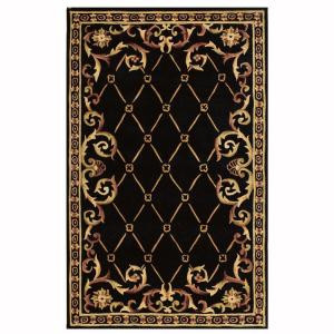 Home Decorators Collection Palisade Black 2 ft. x 3 ft. Area Rug