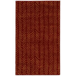 Oriental Weavers Camille Sable Red 3 ft. 2 in. x 5 ft. 5 in. Area Rug