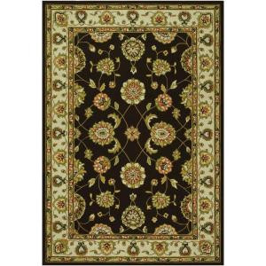 Couristan Covington Maplewood Chocolate 5 ft. 6 in. x 8 in. Area Rug