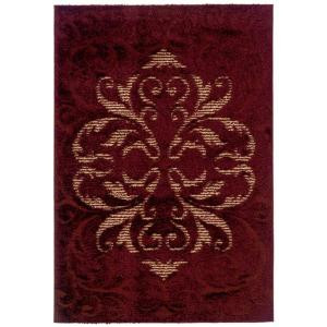 United Weavers Radiance Wine 6 ft. 7 in. x 9 ft. 10 in. Area Rug