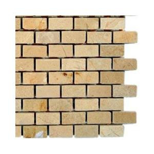 Splashback Tile Crema Marfil Bricks Marble Floor and Wall Tile - 6 in. x 6 in. Tile Sample