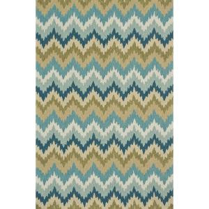 Loloi Rugs Summerton Life Style Collection Aqua Green 7 ft. 6 in. x 9 ft. 6 in. Area Rug