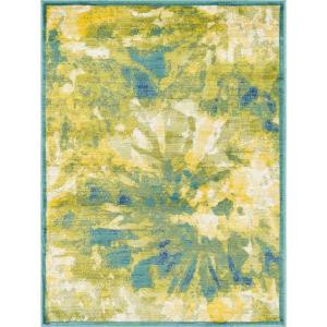 Loloi Rugs Lyon Lifestyle Collection Greengage 3 ft. 9 in. x 5 ft. 2 in. Area Rug