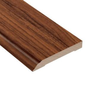 Home Legend Monarch Walnut 12.7 mm Thick x 3-13/16 in. Wide x 94 in. Length Laminate Wall Base Molding