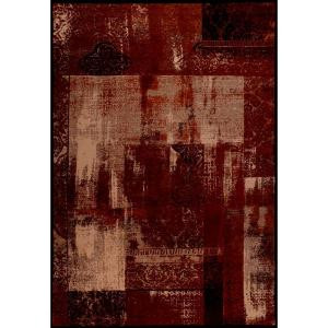 United Weavers Rome Red 5 ft. 3 in. x 7 ft. 6 in. Area Rug