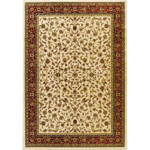 Natco Sapphire Sarouk Ivory 5 ft. 3 in. x 7 ft. 7 in. Area Rug