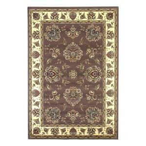 Kas Rugs Classic Mahal Plum/Ivory 9 ft. 10 in. x 13 ft. 2 in. Area Rug