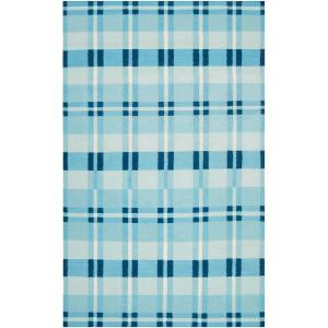Surya Country Living Blue Jay 5 ft. x 8 ft. Flatweave Area Rug