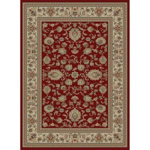 Tayse Rugs Sensation Red 5 ft. 3 in. x 7 ft. 3 in. Traditional Area Rug