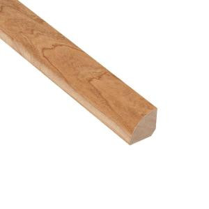 Home Legend High Gloss Taos Cherry 19.5 mm Thick x 3/4 in. Wide x 94 in. Length Laminate Quarter Round Molding