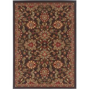 Tayse Rugs Laguna Charcoal 5 ft. x 7 ft. Transitional Area Rug