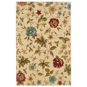 Delray Bella Ivory 1 ft. 10 in. x 2 ft. 10 in. Accent Rug
