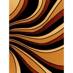United Weavers Fathom Black 5 ft. 3 in. x 7 ft. 2 in. Area Rug