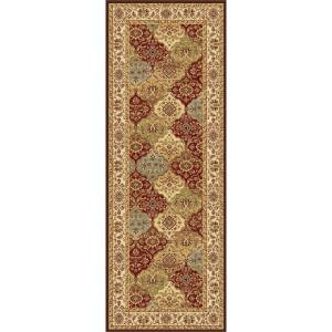 Tayse Rugs Century Multi 2 ft. 7 in. x 7 ft. 3 in. Traditional Runner