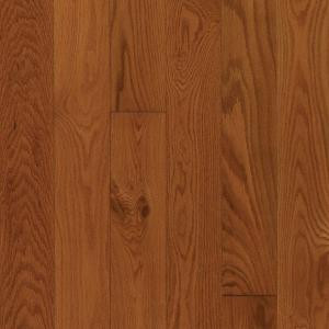 Mohawk Oak Gunstock Engineered Click Hardwood Flooring - 5 in. x 7 in. Take Home Sample