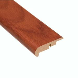 Home Legend High Gloss Santos Mahogany 11.13 mm Thick x 2-1/4 in. Wide x 94 in. Length Laminate Stair Nose Molding