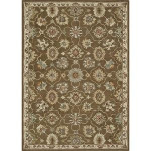 Loloi Rugs Fairfield Life Style Collection Brown Ivory 5 ft. x 7 ft. 6 in. Area Rug
