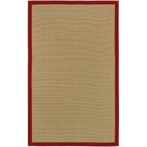 Artistic Weavers Border Town Red 9 ft. x 12 ft. Area Rug
