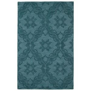 Kaleen Imprints Classic Turquoise 3 ft. 6 in. x 5 ft. 6 in. Area Rug
