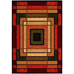 United Weavers Ambiance Terracotta 5 ft. 3 in. x 7 ft. 6 in. Area Rug