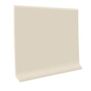 ROPPE Ivory 4 in. x 1/8 in. x 48 in. Vinyl Cove Base (30 Pieces / Carton)