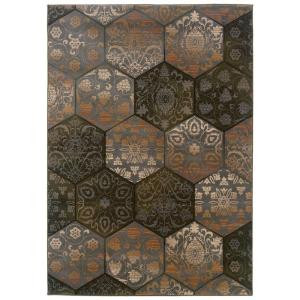 LR Resources Lucarne Four Seasons 7 ft. 10 in. x 11 ft. 2 in. Plush Indoor Area Rug