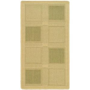 Safavieh Courtyard Natural/Olive 2.6 ft. x 5 ft. Area Rug