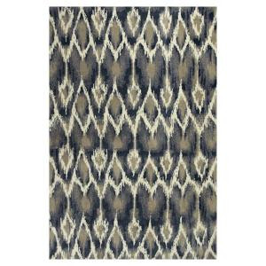 Kas Rugs Perfect Repeat Ivory/Grey 5 ft. x 7 ft. Area Rug