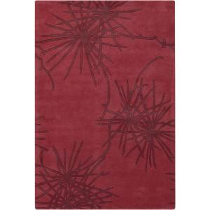 Chandra Counterfeit Red/Burgundy 5 ft. x 7 ft. 6 in. Indoor Area Rug