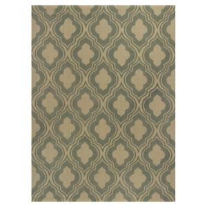 Kas Rugs Palace Row Sage/Beige 3 ft. 3 in. x 5 ft. 3 in. Area Rug