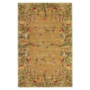 Kas Rugs Spring Tulips Gold 2 ft. x 3 ft. Area Rug