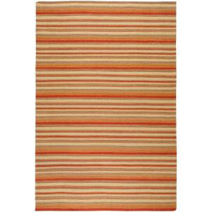 Artistic Weavers Ovar Red 3 ft. 6 in. x 5 ft. 6 in. Flatweave Area Rug