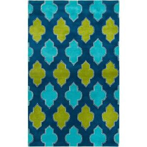 Rizzy Home Fusion Collection Multi Color 8 ft. x 10 ft. Area Rug