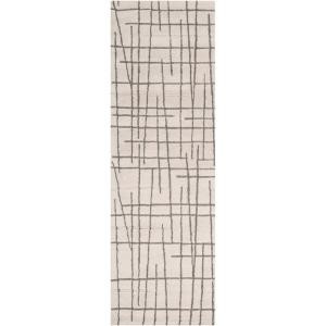 Artistic Weavers Enigma Charcoal Gray 2 ft. 6 in. x 8 ft. Runner