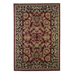 Kas Rugs Classic Kashan Red/Black 9 ft. 10 in. x 13 ft. 2 in. Area Rug