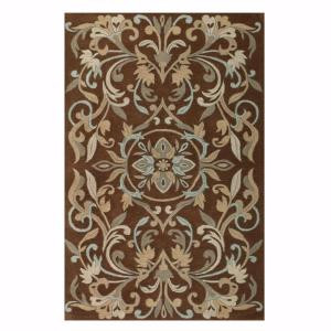 Home Decorators Collection Prescott Brown 2 ft. 3 in. x 3 ft. 9 in. Accent Rug